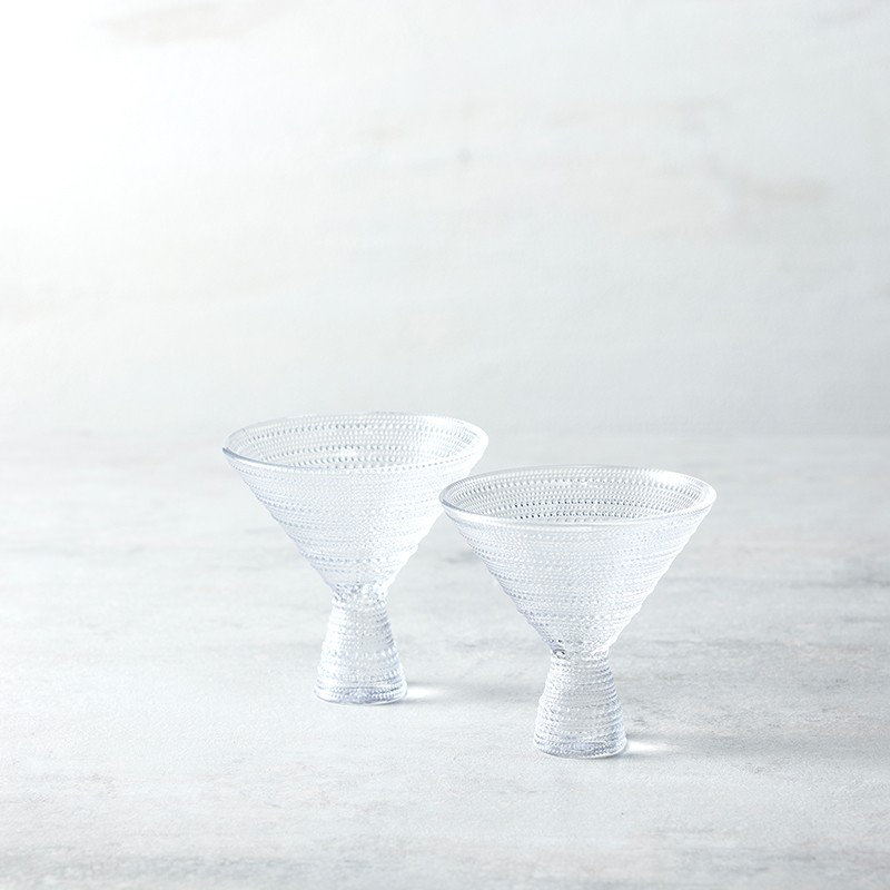 Fortessa Jupiter Glass, 11.5 Ounce Martini, Clear