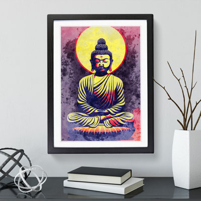 Mind Blowing Buddha - Framed Print