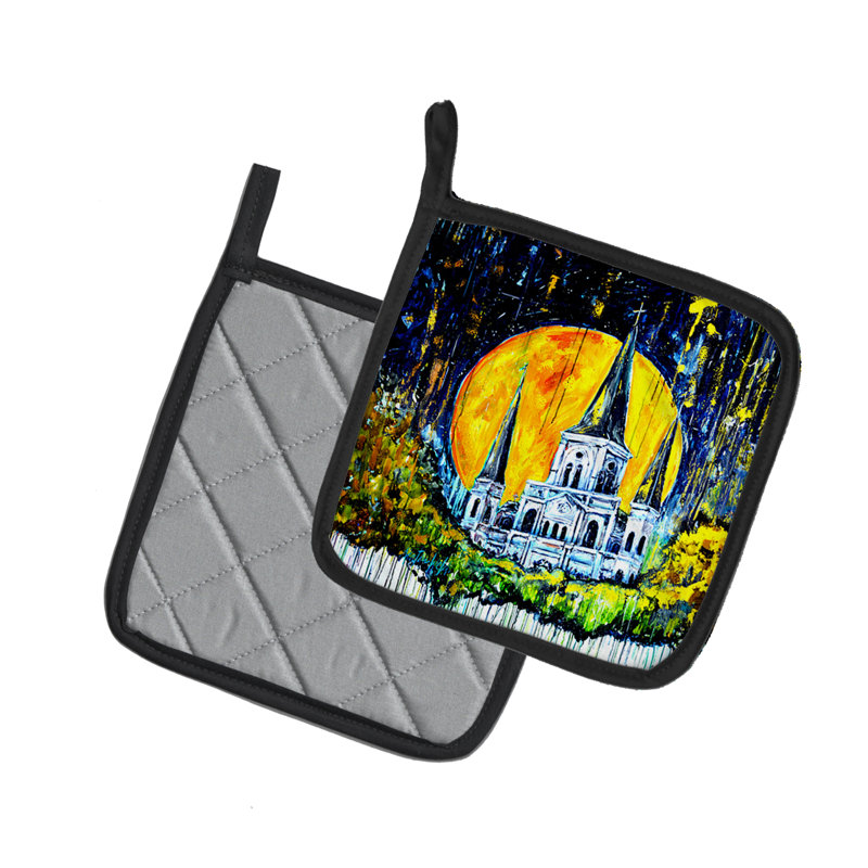 Caroline's Treasures Martin Welch New Artwork Polyester Potholder Set