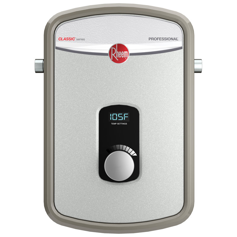Rheem 8kW 240V Silver Tankless Electric Water Heater