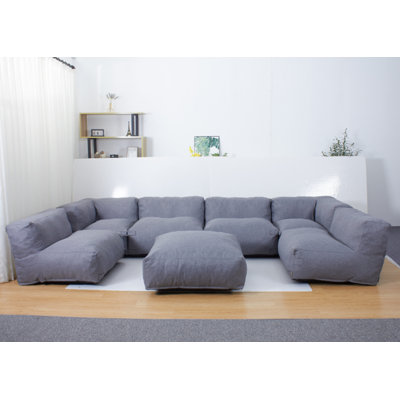 Upholstered Boneless Corner Sectional