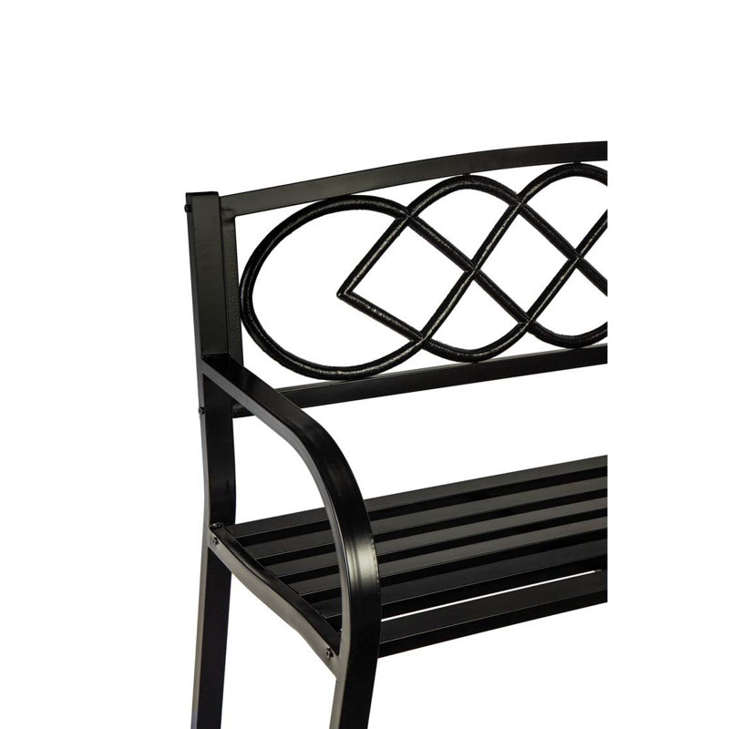 Banc de jardin en acier Arani