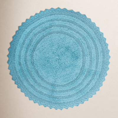 Lisk Circle Cotton Bath Rug