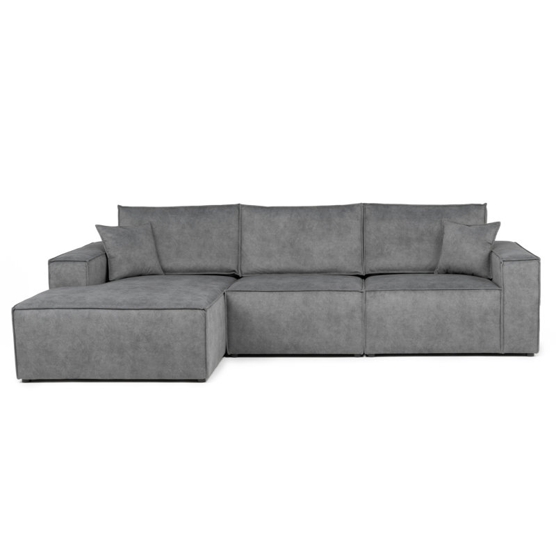 Alazne 4 Seater Sofa & Chaise, Left Hand Facing