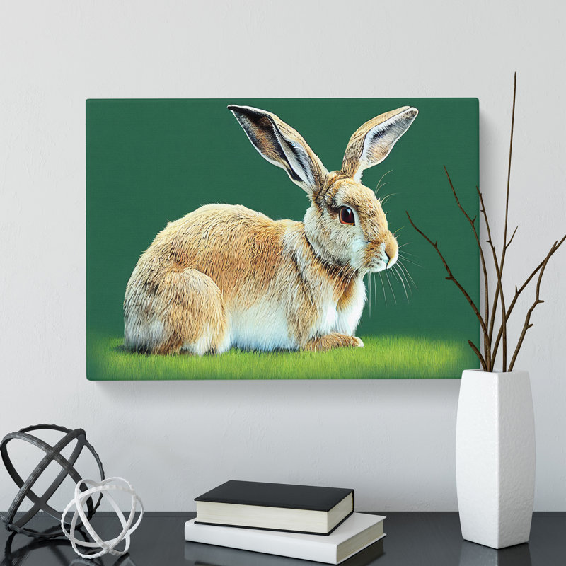 A Cute Rabbit - Wrapped Canvas, 50cm H x 76cm W x 3cm D