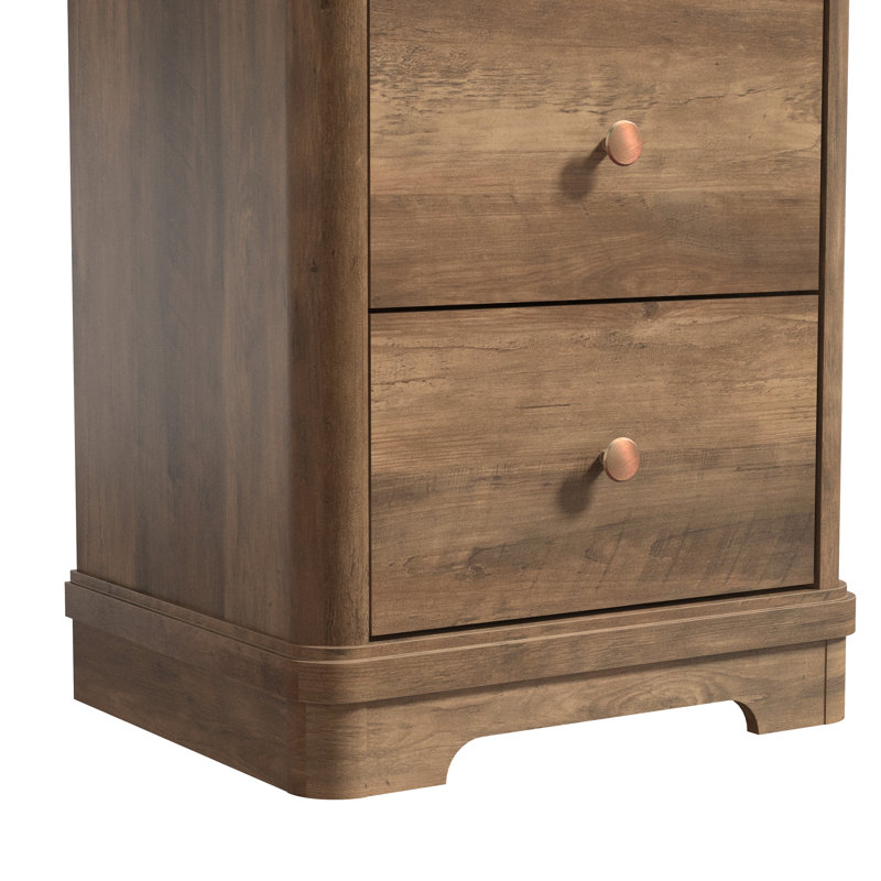 Burkhart Traditional 3 Pieces Bedroom Set, 3 Pcs: Dresser, 2 Nightstands