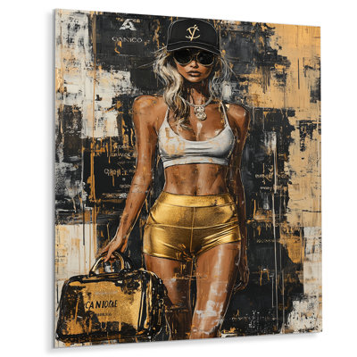 «Gym Gym Peak Performance III - Fashion Gym Girl Wall Art Living Room»