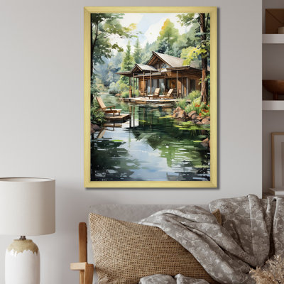 Dockland Hotel Lodges Serenity Retreat I, reproduction d'art sur toile