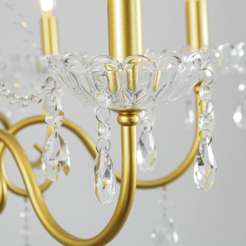 6 - Light Candle Style Chandelier