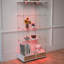 Vitrine moderne en verre avec grands tiroirs-1137119022