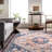 Nevaeh SpinClean Machine Washable Bohemian Medallion Area Rug-1652752705