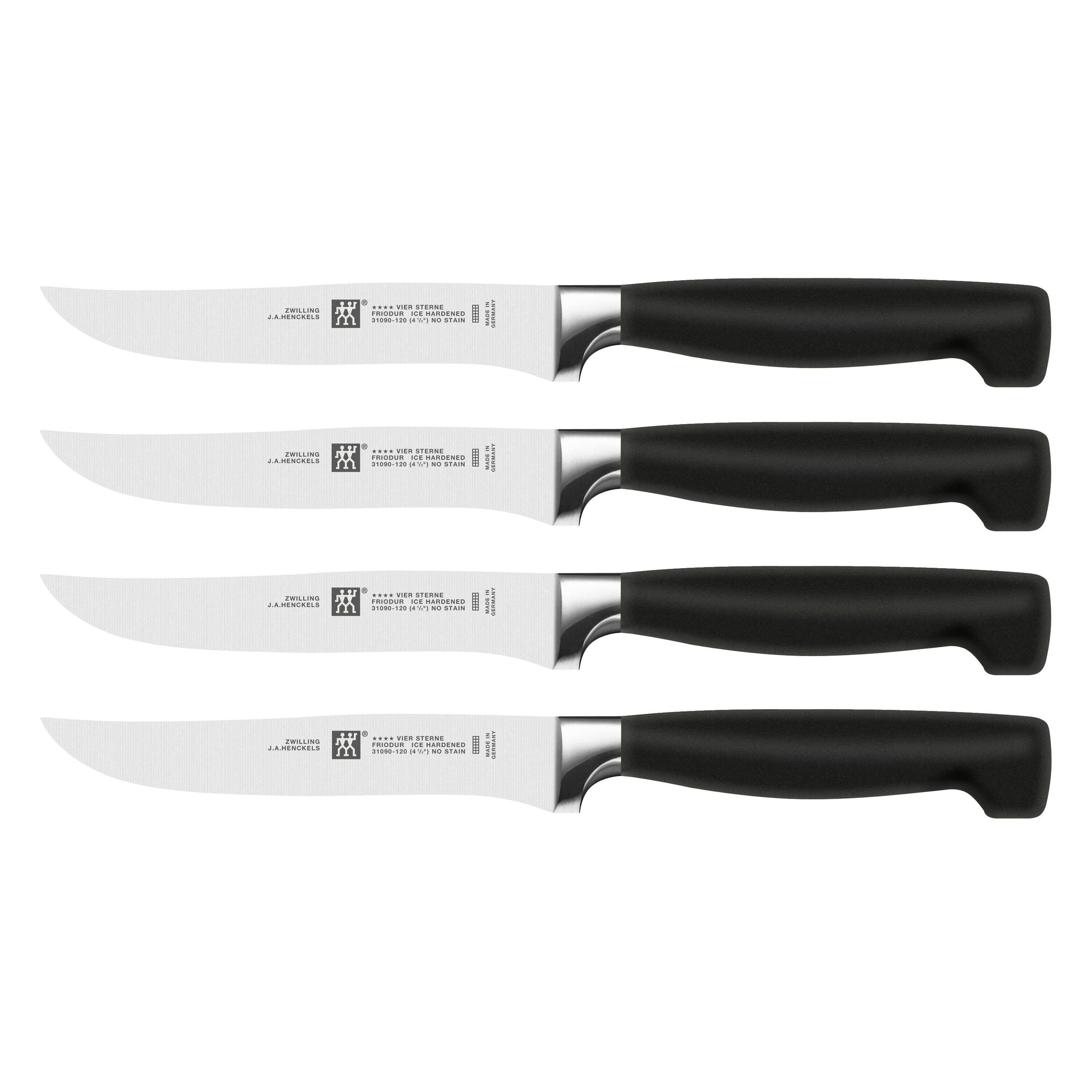 Zwilling Porterhouse 4-Piece Steak Knife Set in Beechwood Box