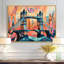 Pop Art Tower Bridge Lights in London, Royaume-Uni, art mural-114276498-114276500-141275559