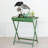 Verdant Bamboo-Handled Folding Tray Table