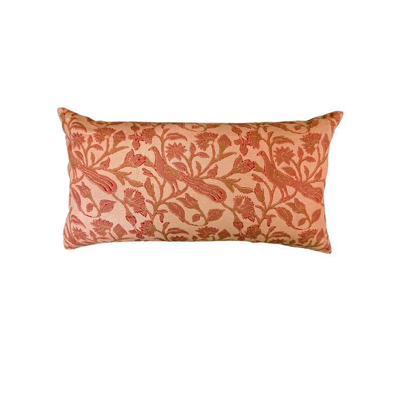 Housse de coussin lombaire Peacock Garden