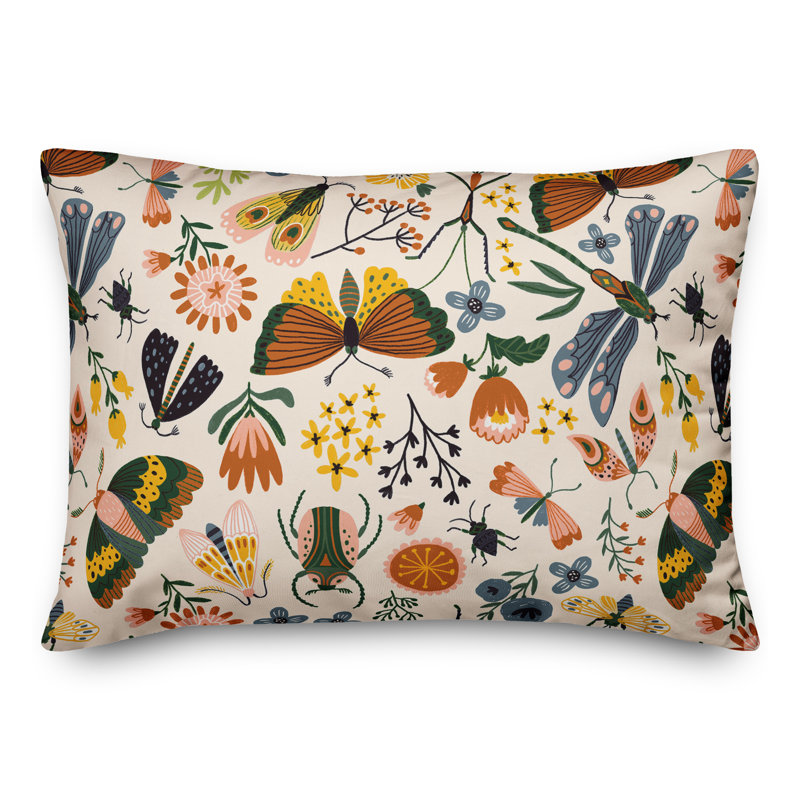  Falls Bug Collection Rectangular Pillow Cover & Insert