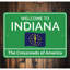 Plaque de bienvenue Indiana-58289329