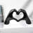 Love Finger Gesture Statue Modern Art Sculpture-735519401