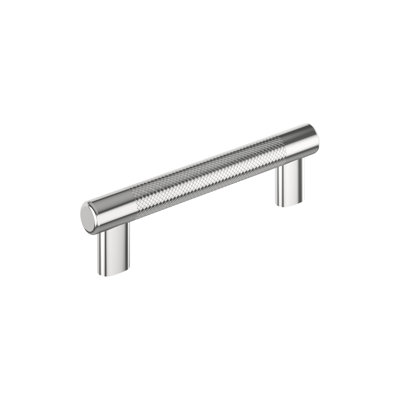 Bronx 3 inch or 3-3/4 inch (76mm or 96mm) Centre-to-Centre Polished Chrome Cabinet Pull
