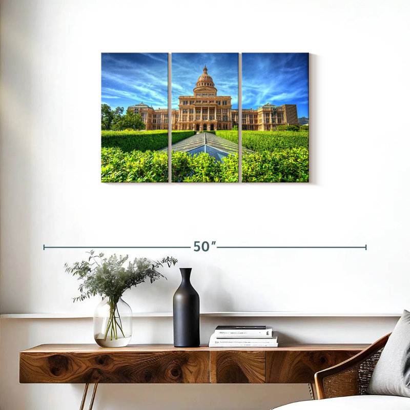 Texas Capitol, H 20 po x l 33 po