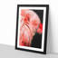 Pink Flamingo Abstract - Single Picture Frame Painting on MDF-56925213-56925216