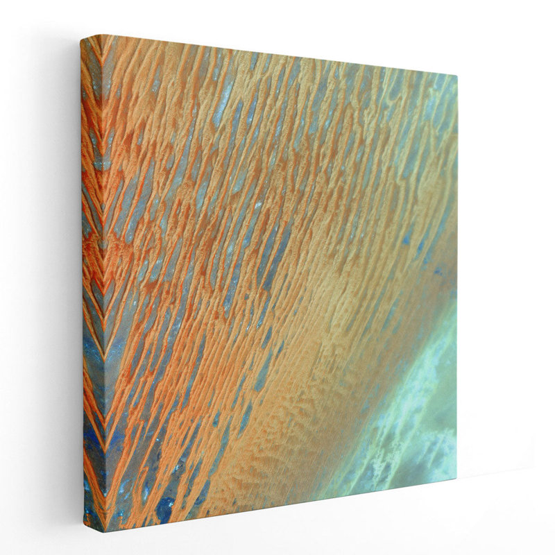 Vagues - reproduction d'art sur toile, H 24 po x l 24 po