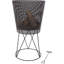 Amarillo Novelty Steel Wood Burning Smokeless Fire Pit