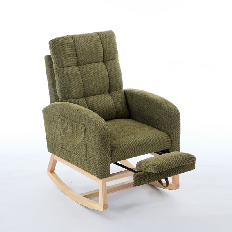Chaise berçante Modern, Cyan
