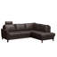 Migues Leather Corner Sofa with Sleeping Function and Storage-1251999393-1251999397