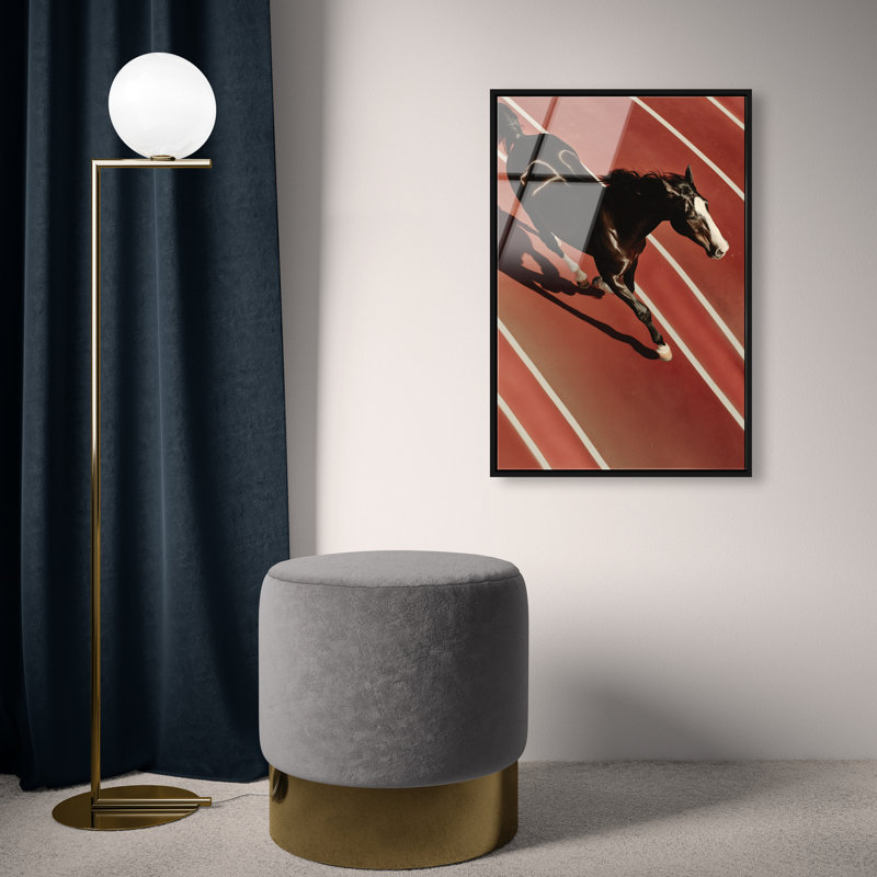 Velocity Vector Print, 37"H x 25"W, Black Floater Frame