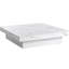 39.4'' Square Coffee Table, Marble Veneer, White, Sliding Top & Multipurpose Storage Design White 39.4'', Box
