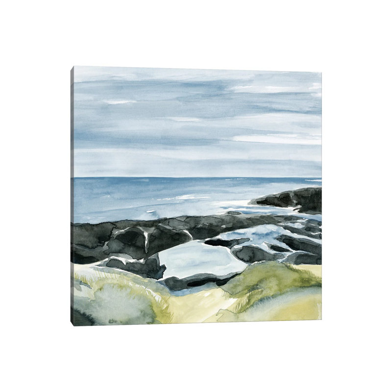 Coastal Blue I by Annie Warren - Wrapped Canvas Print, 66.04 cm H x 66.04 cm W x 3.175 cm D
