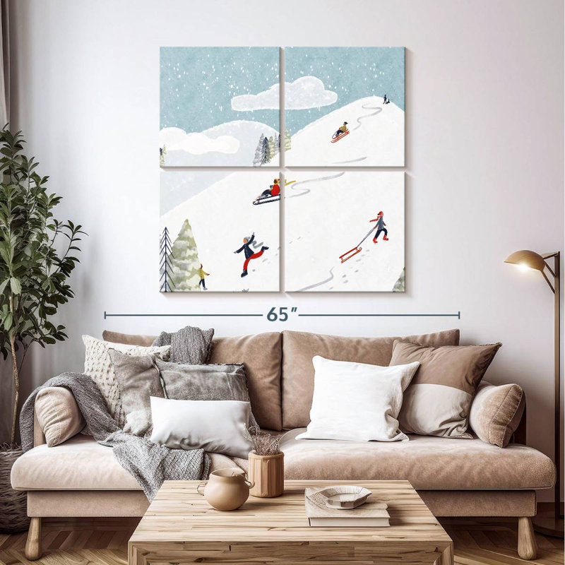 Sirci Sports d'hiver III, H 74 po x l 74 po