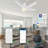 Frica 48 Inch Smart Ceiling Fan with Light