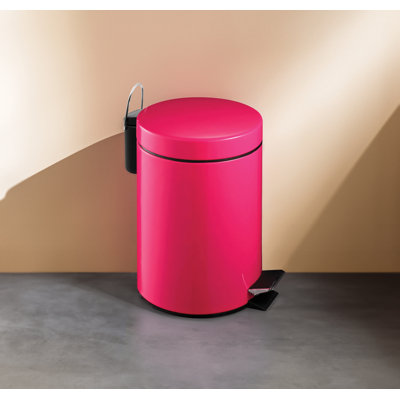 Steel Step On Kitchen Trash Can - 3L