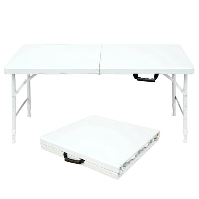 Table pliante portative 4 pi 4 po poids pliable intérieur et extérieur 135 kg