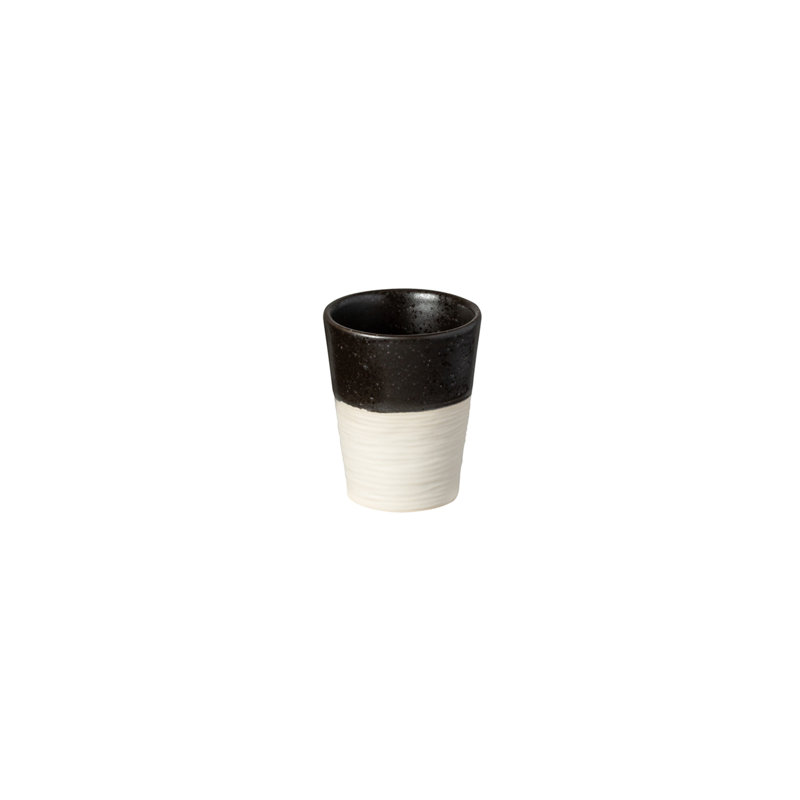 Nótos Stoneware Coffee Cup, Black