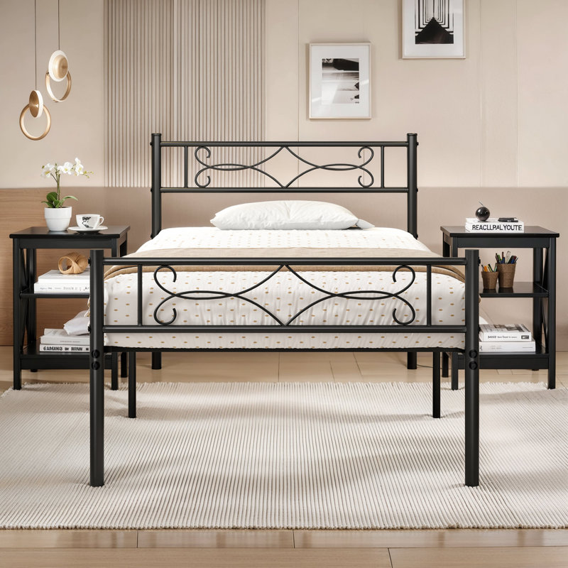 Alsa Piece Bedroom Set, Black, Twin