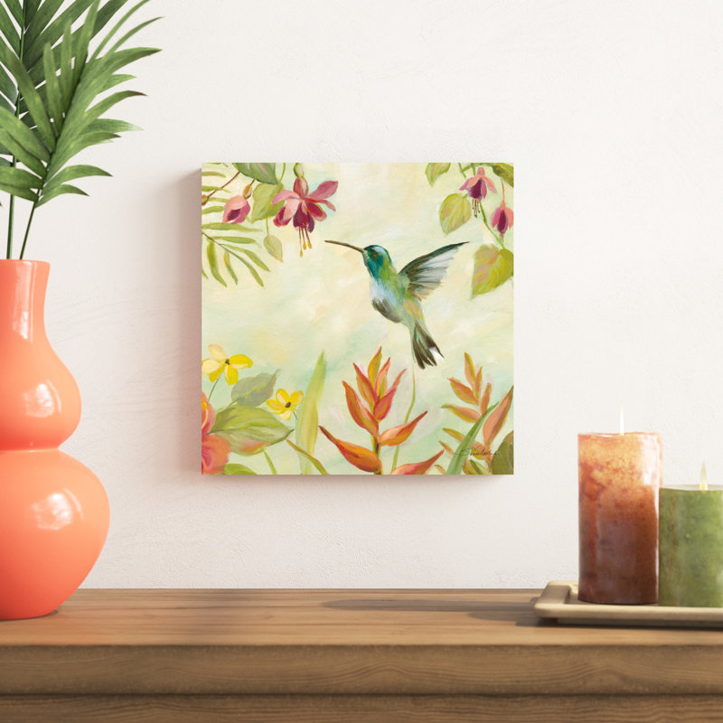 Hummingbirds Song III, H 12 po x l 12 po x P 1,25 po