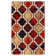 Ahtziry Contemporary Geometric Trellis Indoor Area Rug