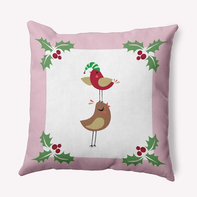 Coussin décoratif en polyester à imprimé animal