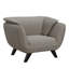 Chaise Nayeli, lin brun