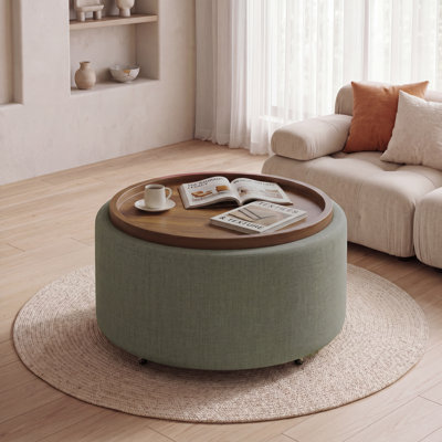 Verve 30'' Round Coffee Table With Storage