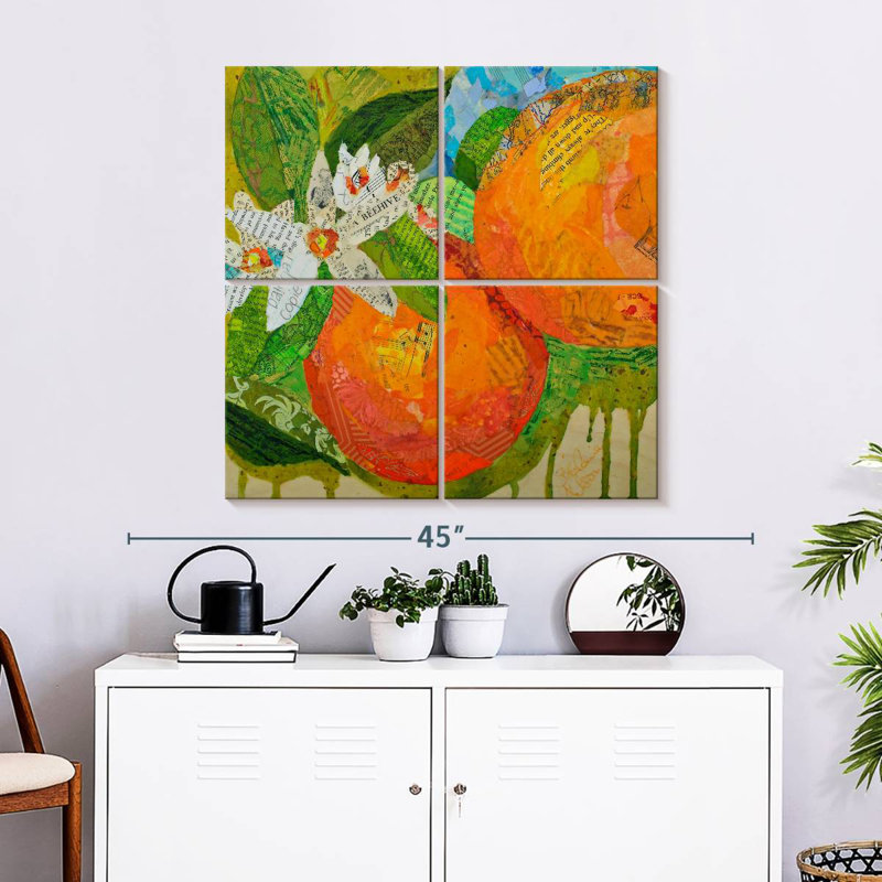 Yarlin, Floride, oranges, H 32 po x l 32 po