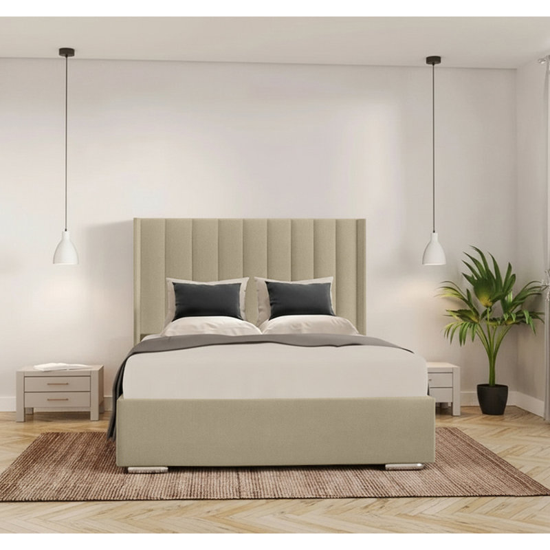 Chiedu Bed Frame, Coffee, Double