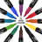 Coloured Non Magnetic Markers Set Of 36 W/ Bag In Use Gtin:00810101380303