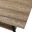 Table basse chic avec plateau de rangement gris élégant