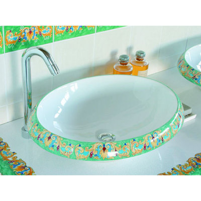 Ceramica 16.1'' L Bathroom Sink