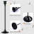Candlestick Holders,Taper Metal Candle Holder For Candlesticks Black Candelabra Candle Holder Easter Vintage Candle Stick Candle Holder For Fireplace Party Dining Home