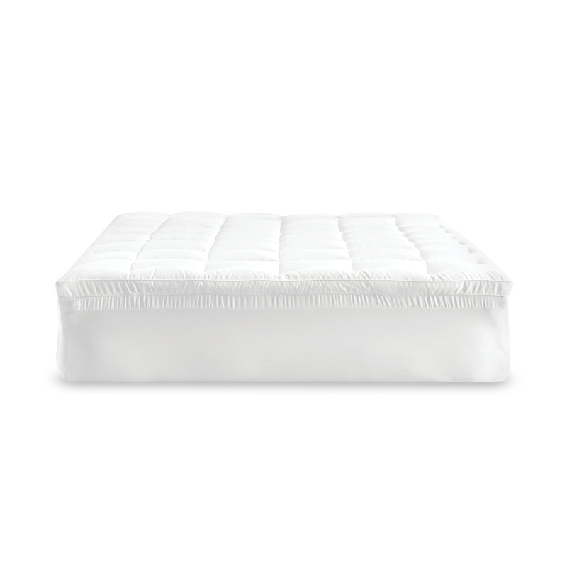4" Hybrid Memory Foam And Fiber Mattress Topper, King
